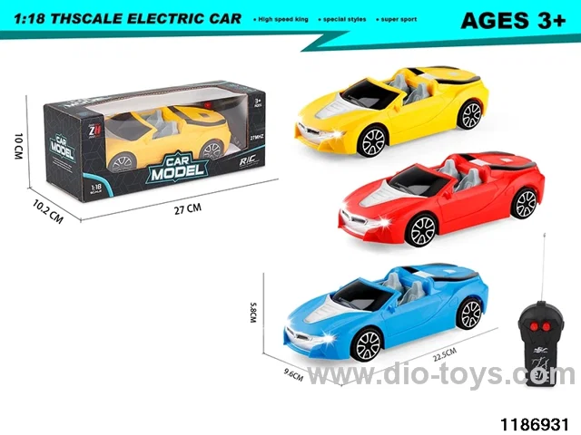 1:18 2ch RC car with light
