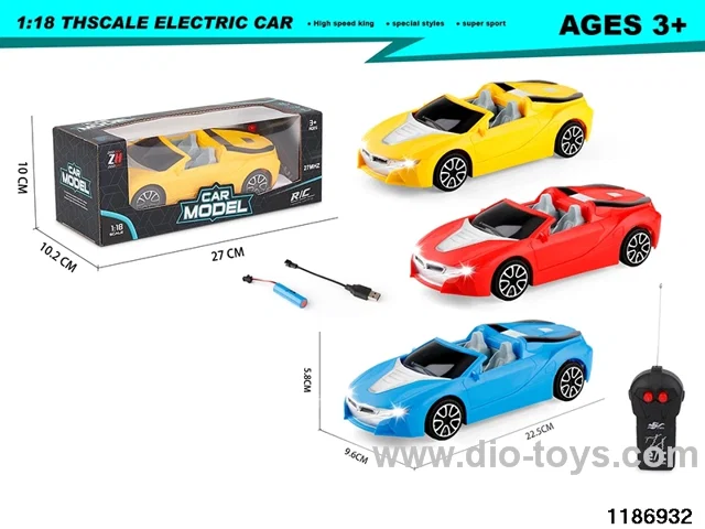 1:18 2ch RC car with light
