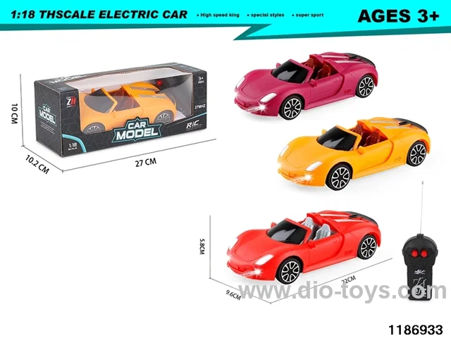 1:18 2ch RC car with light