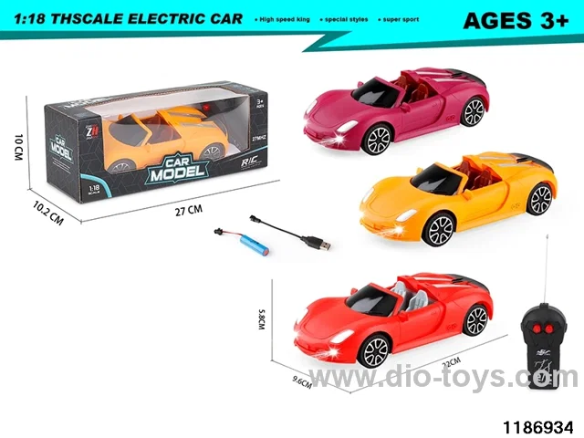 1:18 2ch RC car with light