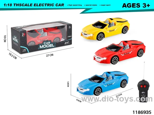 1:18 2ch RC car with light