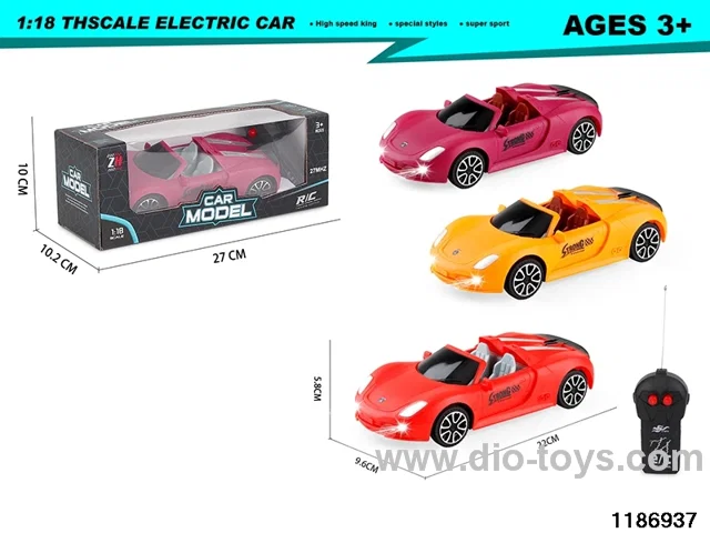 1:18 2ch RC car with light