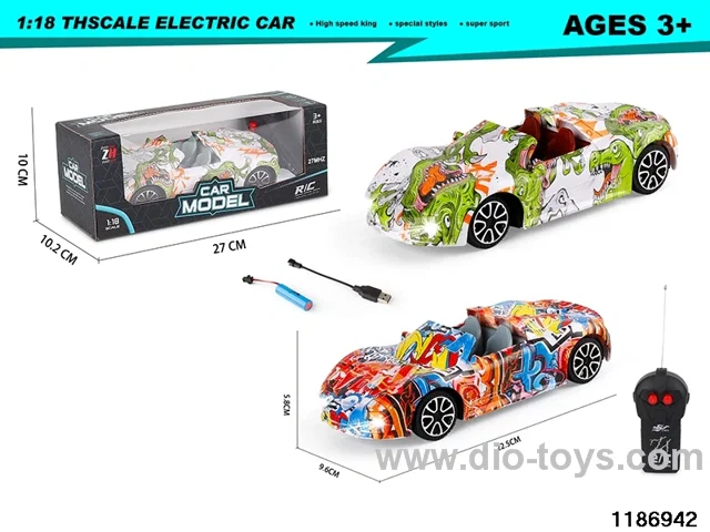 1:18 2ch RC car with light