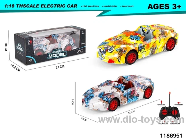 1:18 4ch RC car with light