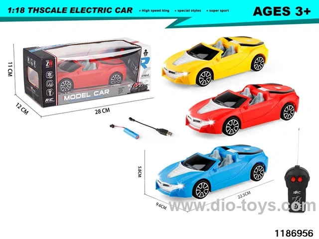 1:18 2ch RC car with light