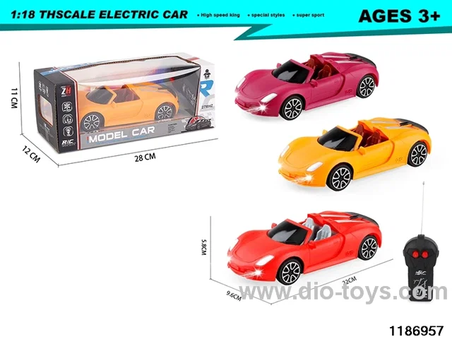 1:18 2ch RC car with light