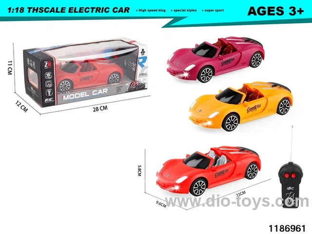 1:18 2ch RC car with light