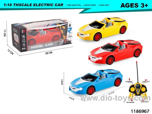 1:18 4ch RC car with light