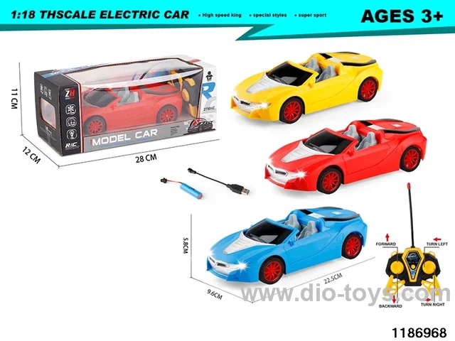 1:18 4ch RC car with light