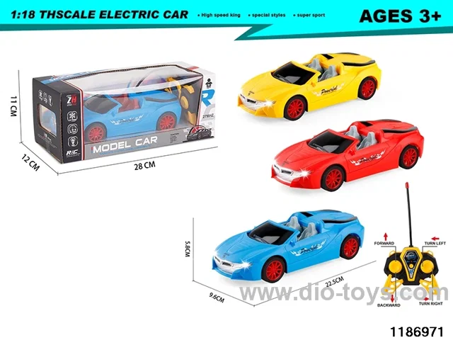 1:18 4ch RC car with light