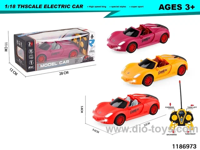 1:18 4ch RC car with light