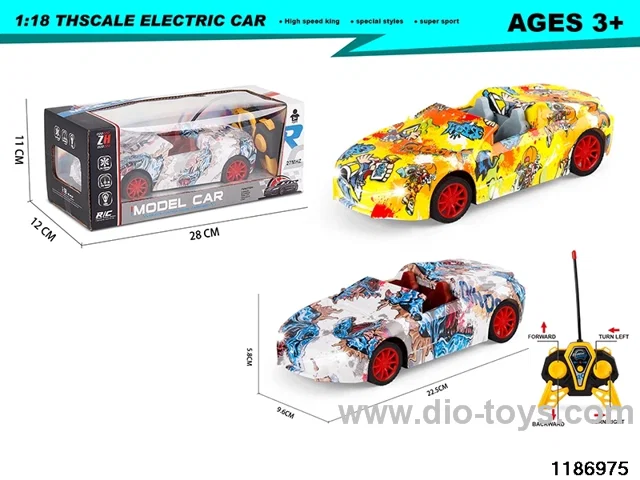 1:18 4ch RC car with light