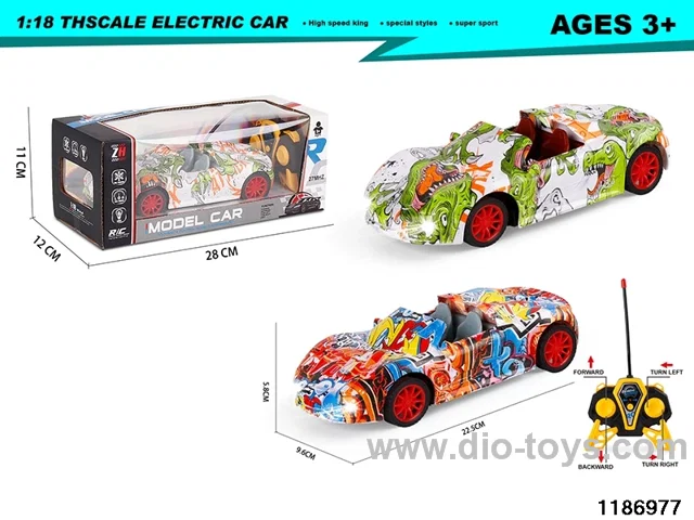 1:18 4ch RC car with light
