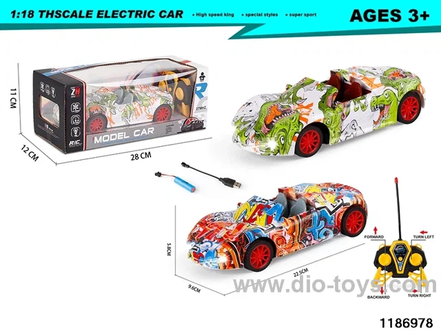 1:18 4ch RC car with light