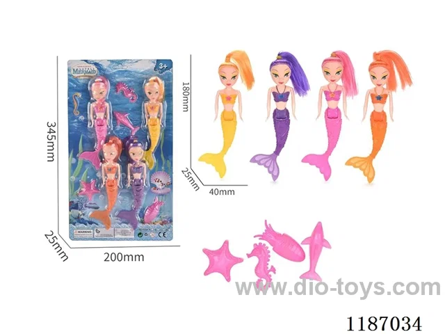 7 inch mermaids