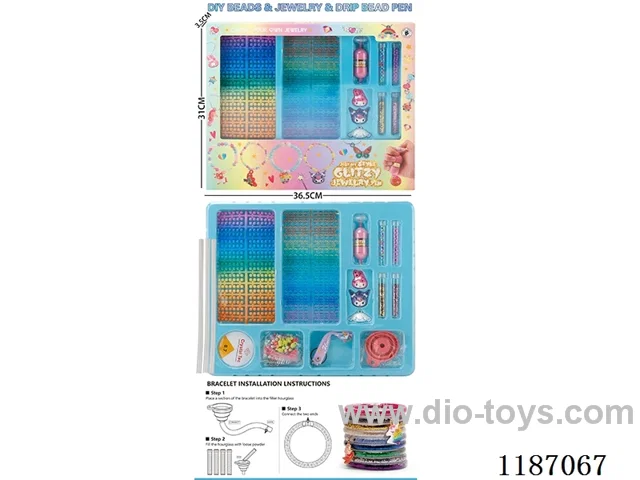 Tanaka drop bead + tanaka sleeve bracelet +DIY bead set
