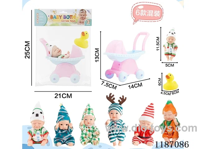 6 4 ? inch dolls with 2 accessories