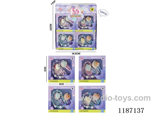 Mermaid Princess hand jewelry (12PCS) four mixed