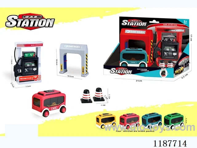 Gas Car Wash Scene Combo Minibus Inertia