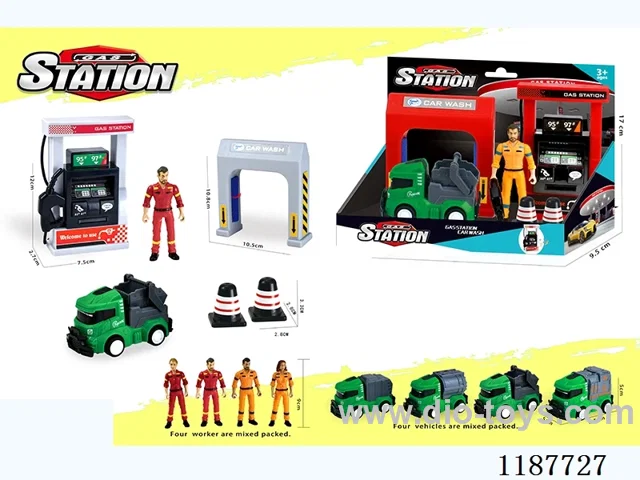 Gasoline car wash scene combination sanitation inertia (with figures)
