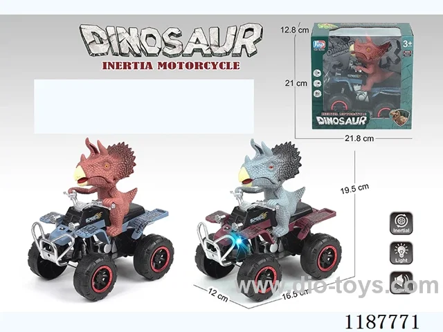 inertia triceratops motorcycle with light/sound