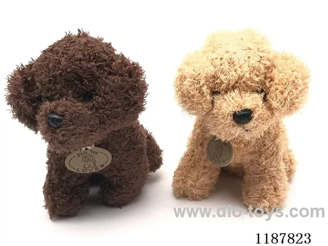 Plush Sitting Dog