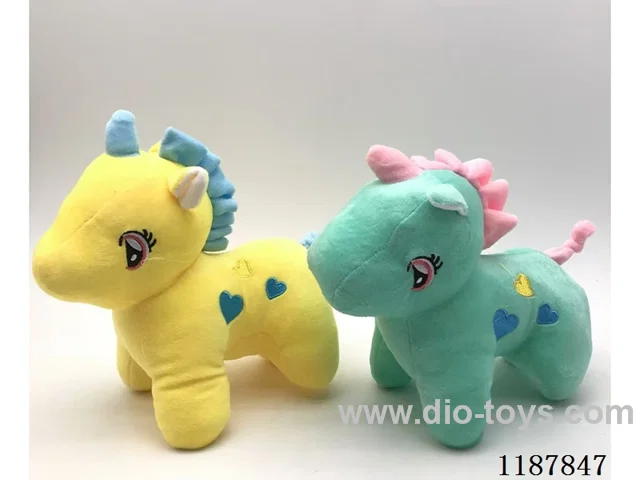 Plush Heart Horse