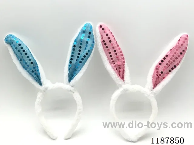 Plush Rabbit Ears in a Bag of 12