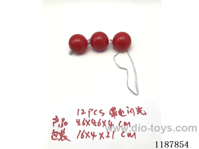 12 x 1 Bag of Electric Flashing Red Noses