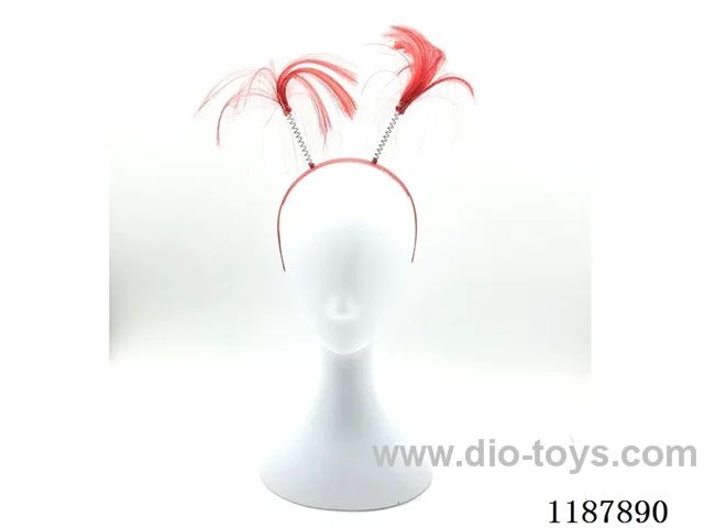 1 bag of 1 short wig headdress