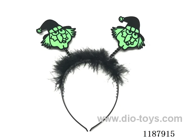 Witch Headdress with Sweater Stripes