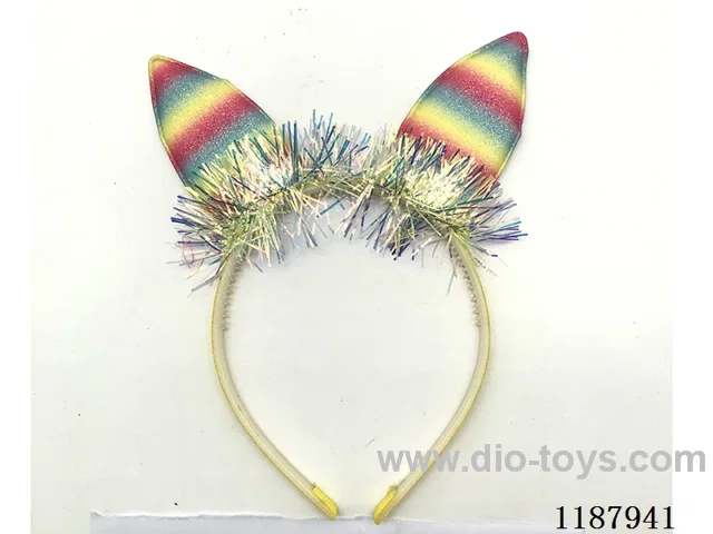 Colorful Bunny Ears Headdress
