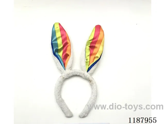 Colorful Fabric Plush Bunny Ears