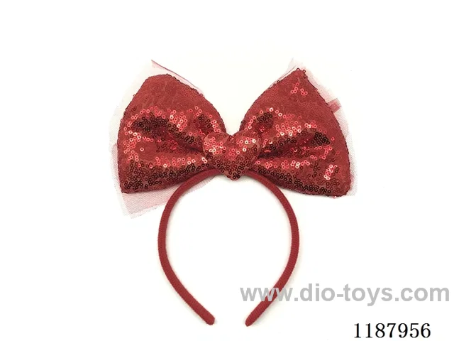 Beaded Mickey tiara with heart