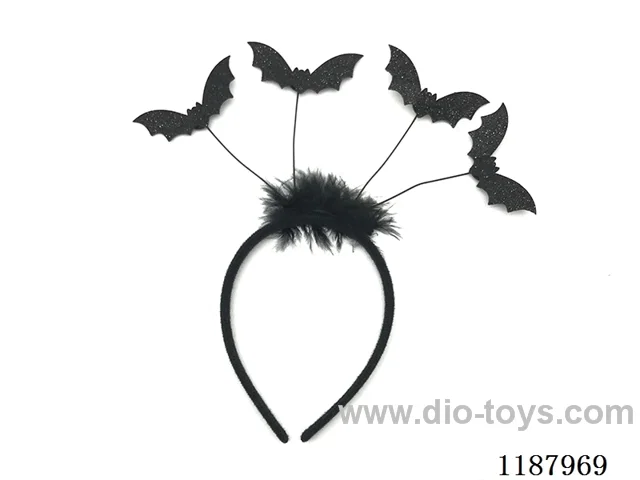 4 Black Bat Headdresses