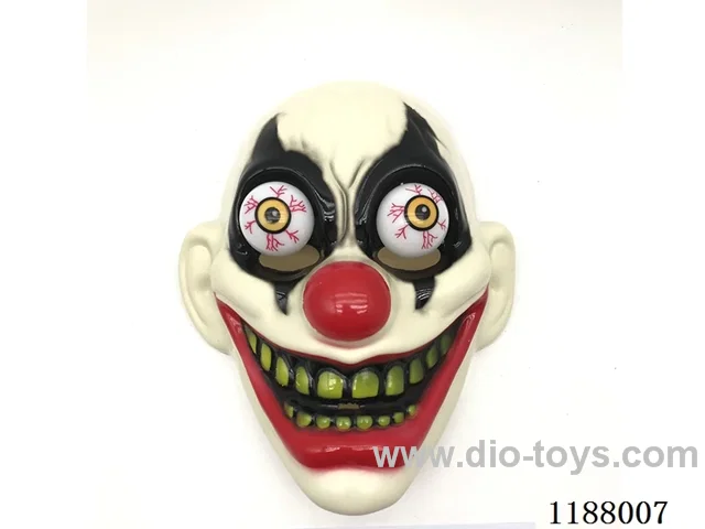 Clown Ghostbuster Mask With Eyeballs
