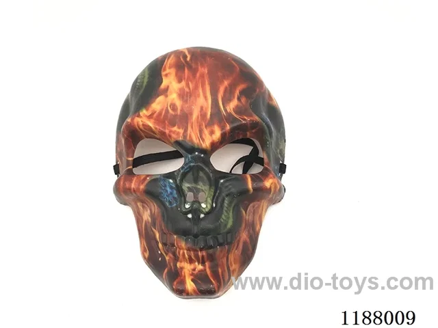 Flaming Skull Mask