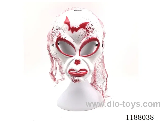 white ghost mask with white headgear