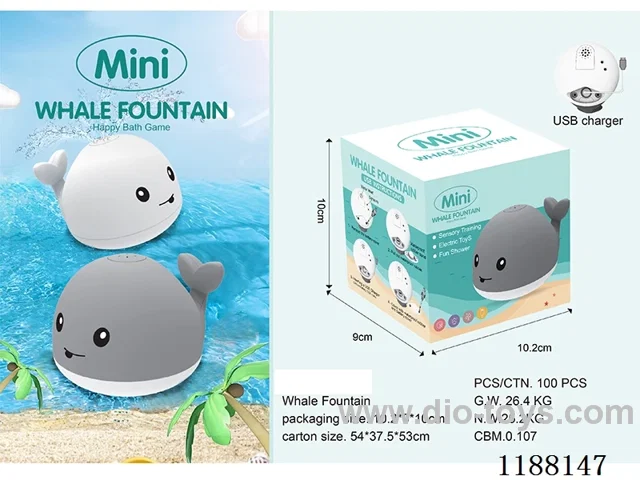 USB rechargeable electric whale squirt ball (battery model 18650 rechargeable version 1200MA)