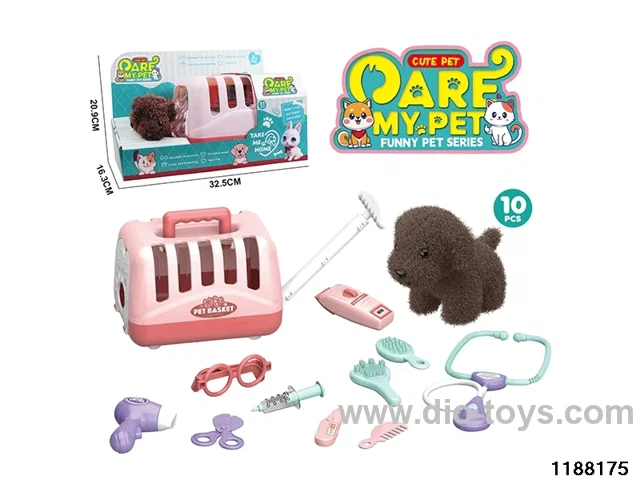 Plush pet toy set