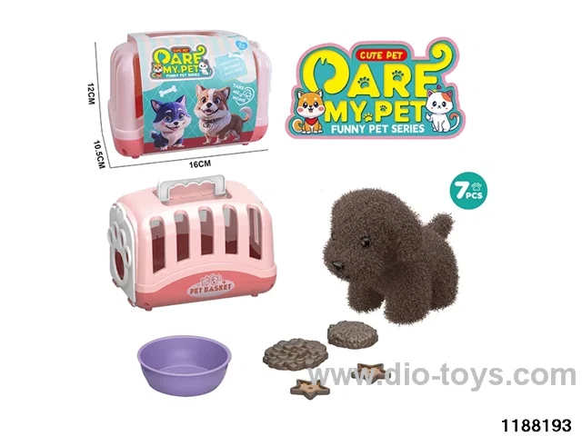 Plush pet toy set