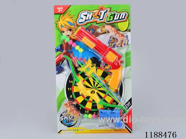 ping pong gun with animal bow and arrow