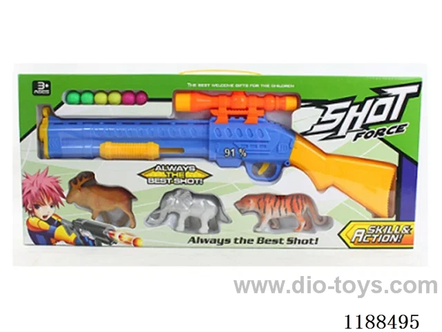 ping pong gun with animal