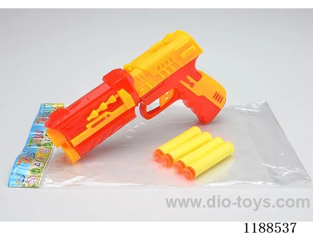 Blue and red 2 colors EVA toy gun