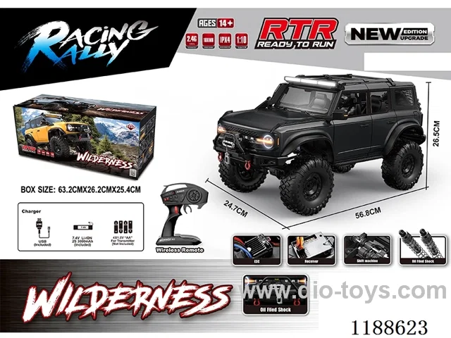 1:10 Full Scale Model Climbing RC Vehicle included battery
