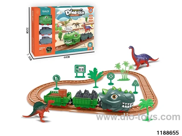 railroad dinosaur car