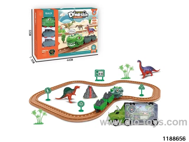 railroad dinosaur car