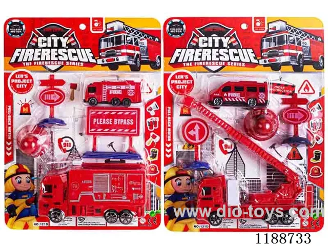 pull back Firefighter's Set (2 mixes)