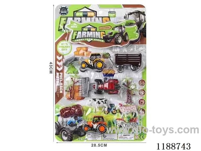 pull back Farm Set