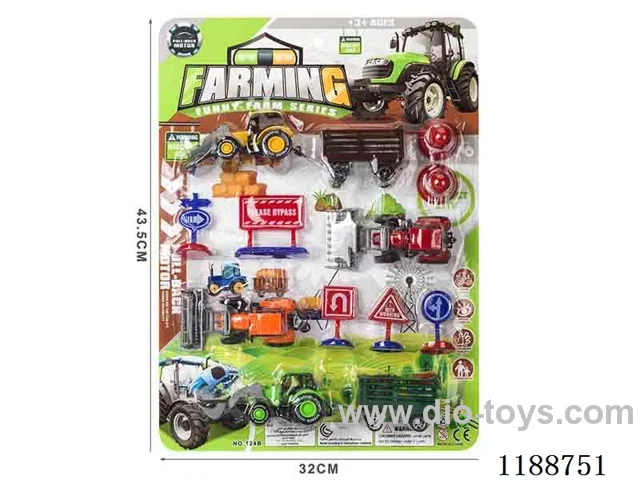 pull back Farm Set